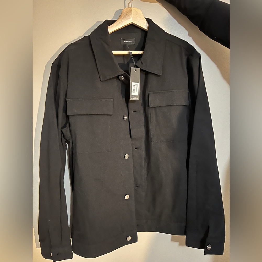 Canvas Work Jacket - Black